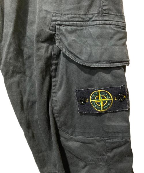 STONE ISLAND（ストーンアイランド）STONE ISLAND (ストーンアイランド) LOGO PATCH CARGO PANT ブラック サイズ:w30の古着・服飾アイテム