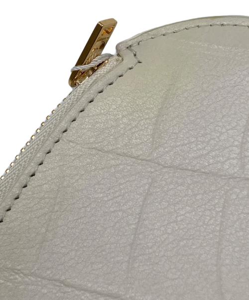 JIL SANDER（ジルサンダー）JIL SANDER (ジルサンダー) ハートチャームレザーポーチ ベージュの古着・服飾アイテム