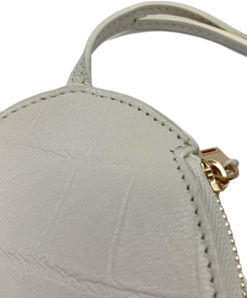 JIL SANDER（ジルサンダー）JIL SANDER (ジルサンダー) ハートチャームレザーポーチ ベージュの古着・服飾アイテム