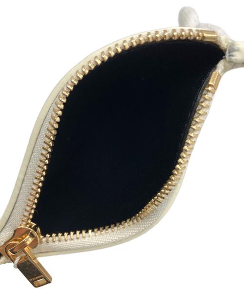 JIL SANDER（ジルサンダー）JIL SANDER (ジルサンダー) ハートチャームレザーポーチ ベージュの古着・服飾アイテム