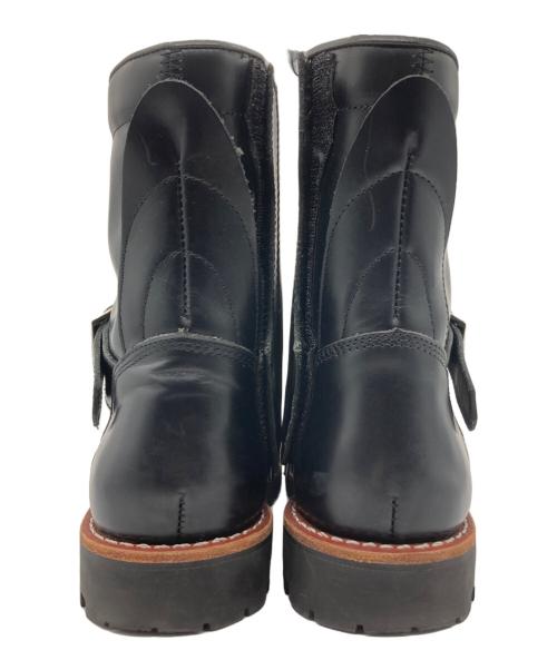 AVIREX（アヴィレックス）AVIREX (アヴィレックス) ライダースブーツ ブラック サイズ:24cmの古着・服飾アイテム