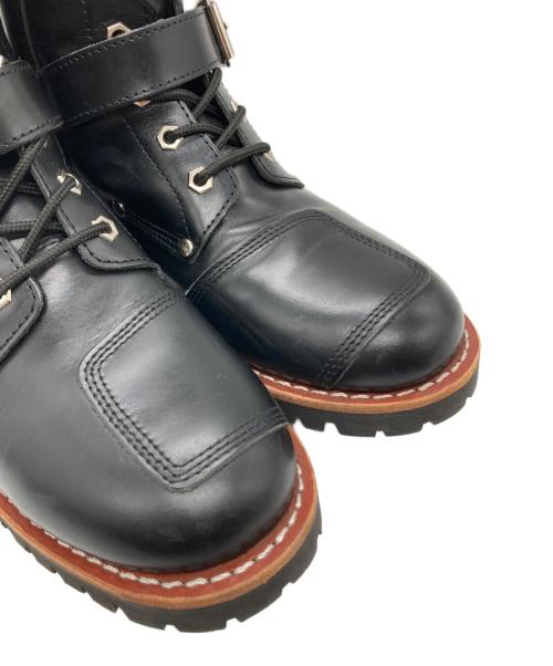 AVIREX（アヴィレックス）AVIREX (アヴィレックス) ライダースブーツ ブラック サイズ:24cmの古着・服飾アイテム
