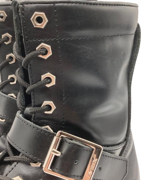 AVIREX（アヴィレックス）AVIREX (アヴィレックス) ライダースブーツ ブラック サイズ:24cmの古着・服飾アイテム