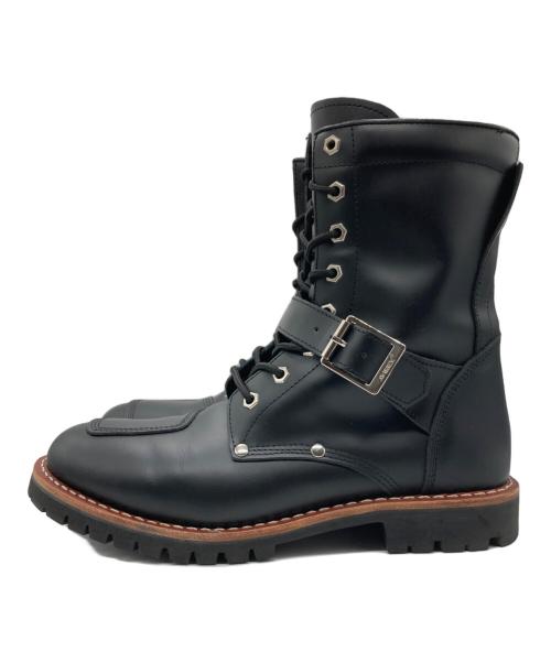 AVIREX（アヴィレックス）AVIREX (アヴィレックス) ライダースブーツ ブラック サイズ:28の古着・服飾アイテム