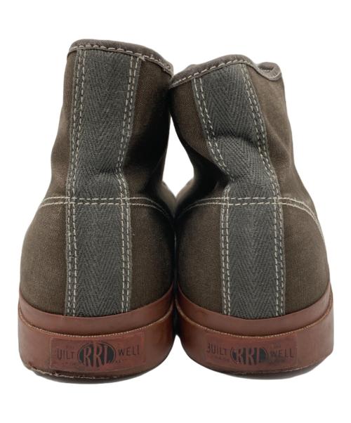 RRL（ダブルアールエル）RRL (ダブルアールエル) ハイカットキャンバススニーカー カーキ サイズ:9の古着・服飾アイテム