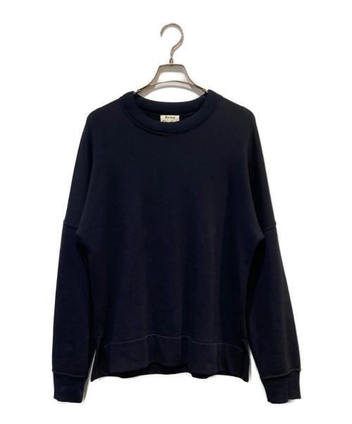 Acne studios（アクネ ストゥディオズ）Acne studios (アクネ ストゥディオズ) FOLKE スウェット　フォルケ　スウェット ネイビー サイズ:Sの古着・服飾アイテム