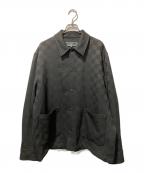 KITHキス）の古着「Boxy Collared Overshirt」｜ブラック