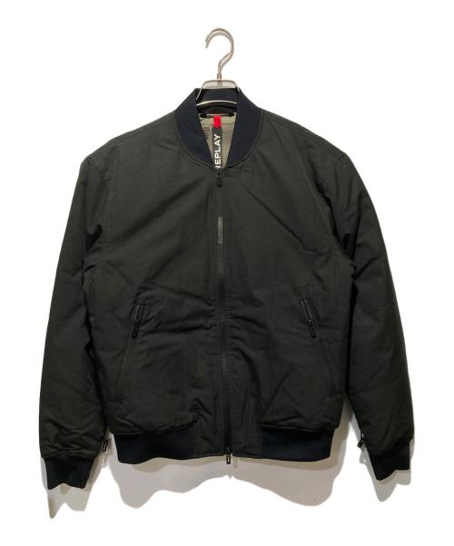 REPLAY（リプレイ）REPLAY (リプレイ) Kurtka bomberブルゾン ブラック サイズ:Ｌの古着・服飾アイテム