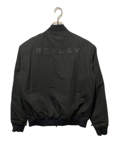 REPLAY（リプレイ）REPLAY (リプレイ) Kurtka bomberブルゾン ブラック サイズ:Ｌの古着・服飾アイテム