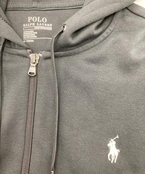 POLO RALPH LAUREN（ポロ・ラルフローレン）POLO RALPH LAUREN (ポロ・ラルフローレン) ジップパーカー ブラック サイズ:Ｍの古着・服飾アイテム