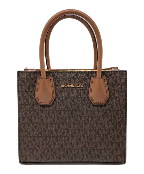 MICHAEL KORS（マイケル・コース）MICHAEL KORS (マイケル・コース) 2WAYバッグ ブラウンの古着・服飾アイテム