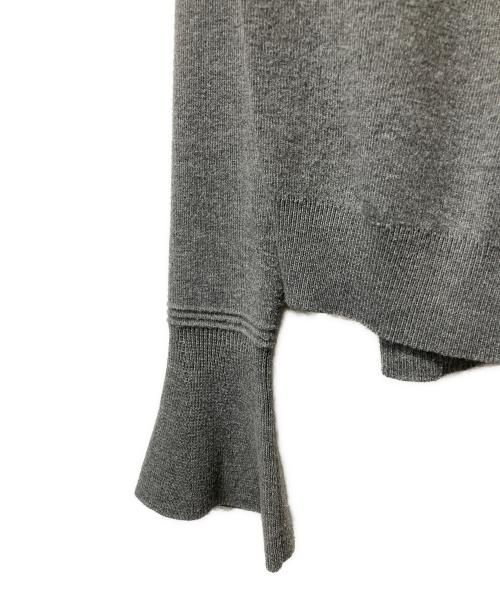 HER LIP TO（ハーリップトゥ）Her lip to (ハーリップトゥ) Herlipto Flared Sleeve Knit Set グレー サイズ:Sの古着・服飾アイテム