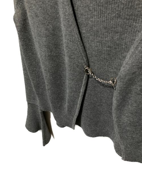 HER LIP TO（ハーリップトゥ）Her lip to (ハーリップトゥ) Herlipto Flared Sleeve Knit Set グレー サイズ:Sの古着・服飾アイテム