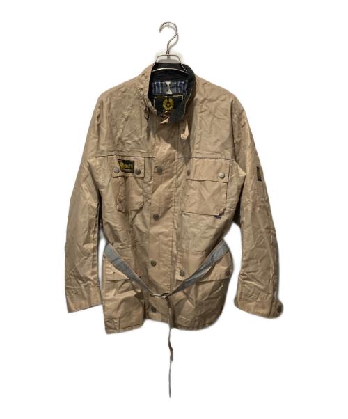 BELSTAFF（ベルスタッフ）BELSTAFF (ベルスタッフ) モーターサイクルジャケット ベージュ サイズ:Mの古着・服飾アイテム