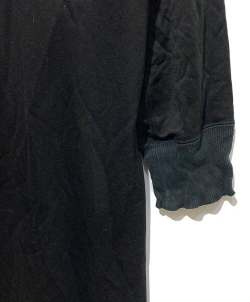 B Yohji Yamamoto（ビーヨウジヤマモト）B Yohji Yamamoto (ビーヨウジヤマモト) ジップデザインロングパーカー ブラック サイズ:2の古着・服飾アイテム