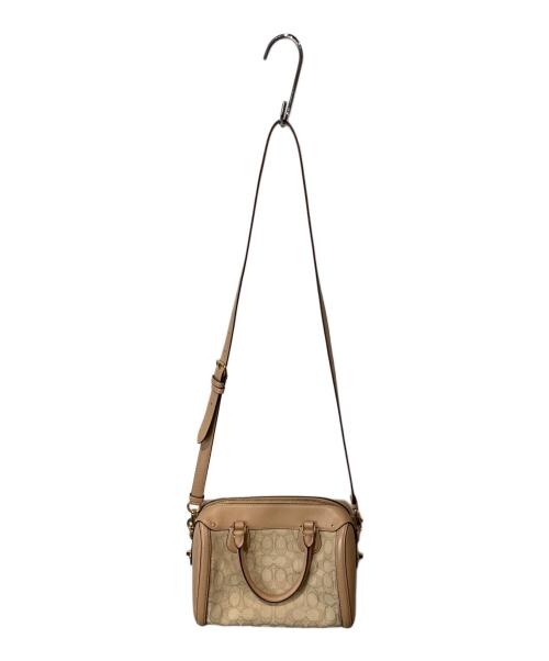 COACH（コーチ）COACH (コーチ) アイビーベネットサッチェル 2WAYバッグ ベージュの古着・服飾アイテム