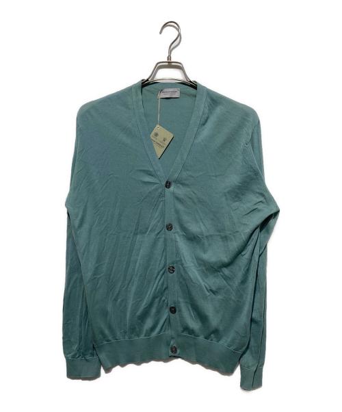 JOHN SMEDLEY（ジョンスメドレー）JOHN SMEDLEY (ジョンスメドレー) MODERN FIT WYATT CARDIGAN グリーン サイズ:Lの古着・服飾アイテム
