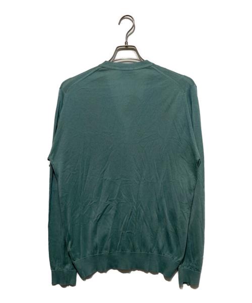 JOHN SMEDLEY（ジョンスメドレー）JOHN SMEDLEY (ジョンスメドレー) MODERN FIT WYATT CARDIGAN グリーン サイズ:Lの古着・服飾アイテム