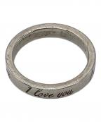 TIFFANY & Co.ティファニー）の古着「I LOVE YOU リング」｜シルバー