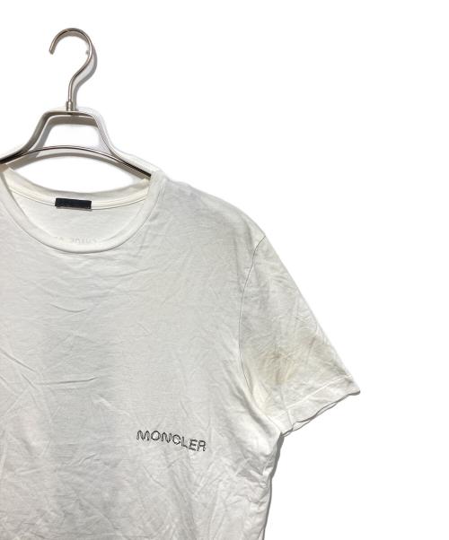 MONCLER（モンクレール）MONCLER (モンクレール) MAGLIA T-SHIRT ホワイト サイズ:Lの古着・服飾アイテム