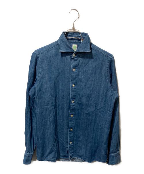 finamore（フィナモレ）finamore (フィナモレ) デニムシャツ インディゴ サイズ:Mの古着・服飾アイテム