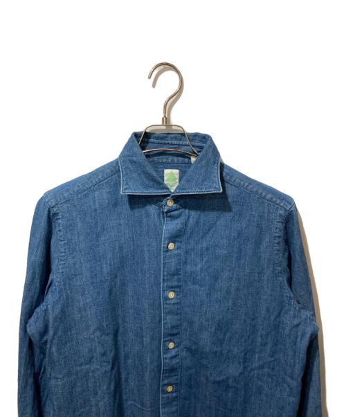 finamore（フィナモレ）finamore (フィナモレ) デニムシャツ インディゴ サイズ:Mの古着・服飾アイテム