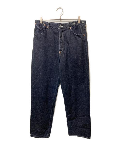 NICENESS（ナイスネス）NICENESS (ナイスネス) H.ASHETON セルビッチデニムパンツ ブラック サイズ:Lの古着・服飾アイテム