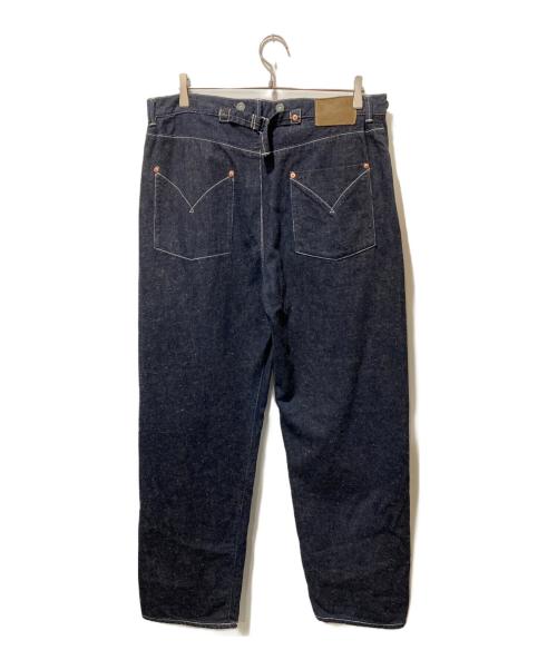 NICENESS（ナイスネス）NICENESS (ナイスネス) H.ASHETON セルビッチデニムパンツ ブラック サイズ:Lの古着・服飾アイテム