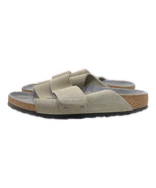 BIRKENSTOCK（ビルケンシュトック）BIRKENSTOCK (ビルケンシュトック) KYOTO スエードサンダル ベージュ サイズ:43の古着・服飾アイテム