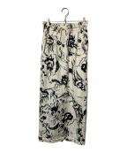 DRIES VAN NOTENドリスヴァンノッテン）の古着「花柄スウェットスカート」｜ホワイト