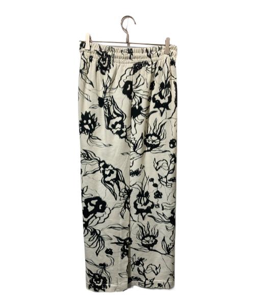 DRIES VAN NOTEN（ドリスヴァンノッテン）DRIES VAN NOTEN (ドリスヴァンノッテン) 花柄スウェットスカート ホワイト サイズ:XSの古着・服飾アイテム