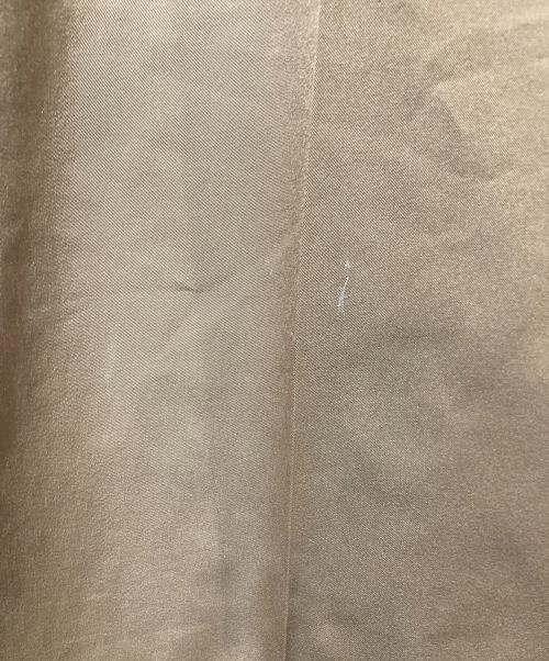 HYKE（ハイク）HYKE (ハイク) TASLAN TWILL WIDE LEG PANTS ブラウン サイズ:1の古着・服飾アイテム