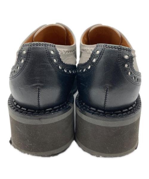 CLERGERIE（クレジュリー）CLERGERIE (クレジュリー) BECK ドレスシューズ ブラック×グレー サイズ:37の古着・服飾アイテム