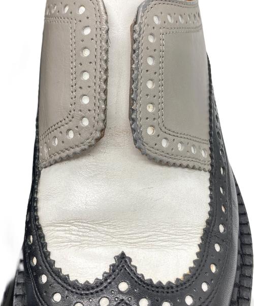 CLERGERIE（クレジュリー）CLERGERIE (クレジュリー) BECK ドレスシューズ ブラック×グレー サイズ:37の古着・服飾アイテム