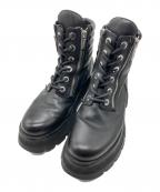 3.1 phillip limスリーワンフィリップリム）の古着「kate ラグソールダブルジップブーツ」｜ブラック