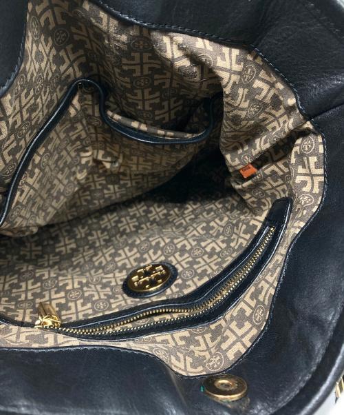 TORY BURCH（トリーバーチ）TORY BURCH (トリーバーチ) 2WAYレザーバッグ ブラックの古着・服飾アイテム