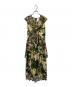 3.1 phillip lim（スリーワンフィリップリム）の古着「花柄ノースリーブワンピース」｜グリーン