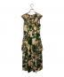 3.1 phillip lim (スリーワンフィリップリム) 花柄ノースリーブワンピース グリーン サイズ:2：9000円