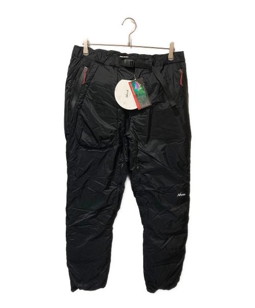 NANGA（ナンガ）NANGA (ナンガ) オーロラダウンパンツ ブラック サイズ:L 未使用品の古着・服飾アイテム