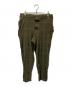 COMME des GARCONS SHIRT（コムデギャルソンシャツ）の古着「wool windowpane check garment treated pants」｜カーキ