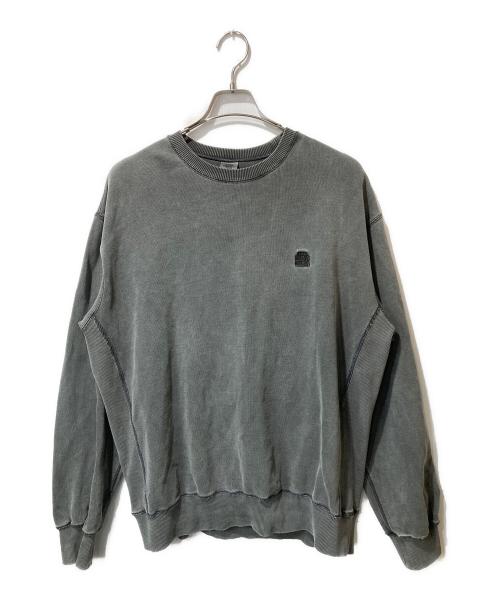 THE BLACK EYE PATCH（ブラックアイパッチ）THE BLACK EYE PATCH (ブラックアイパッチ) スモールロゴワッペンスウェット グレー サイズ:Lの古着・服飾アイテム