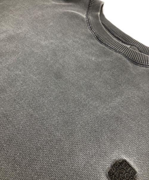 THE BLACK EYE PATCH（ブラックアイパッチ）THE BLACK EYE PATCH (ブラックアイパッチ) スモールロゴワッペンスウェット グレー サイズ:Lの古着・服飾アイテム