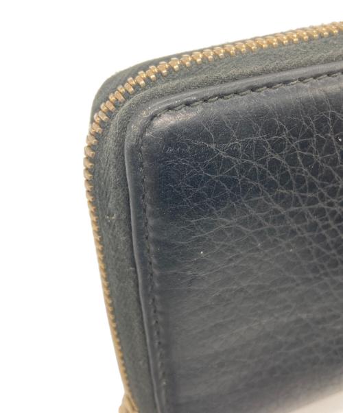 GUCCI（グッチ）GUCCI (グッチ) ラウンドファスナー財布 ブラックの古着・服飾アイテム