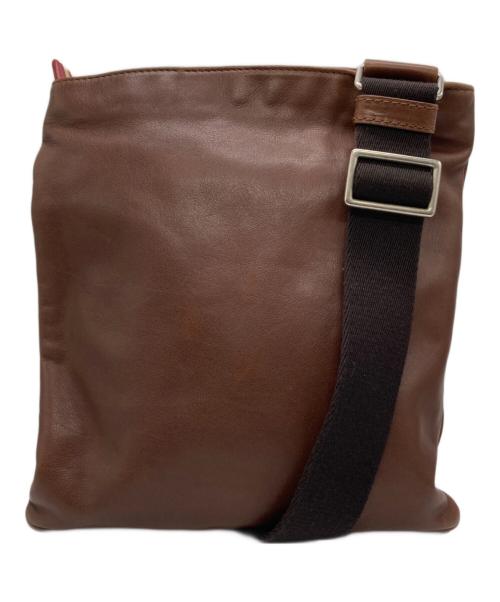 BALLY（バリー）BALLY (バリー) レザーショルダーバッグ ブラウンの古着・服飾アイテム