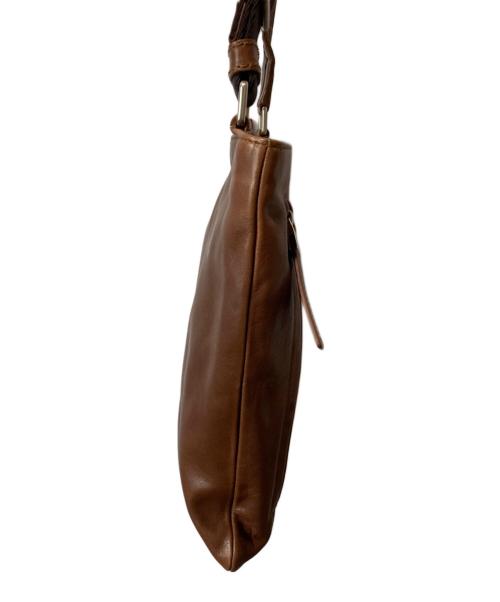 BALLY（バリー）BALLY (バリー) レザーショルダーバッグ ブラウンの古着・服飾アイテム