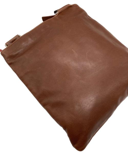 BALLY（バリー）BALLY (バリー) レザーショルダーバッグ ブラウンの古着・服飾アイテム