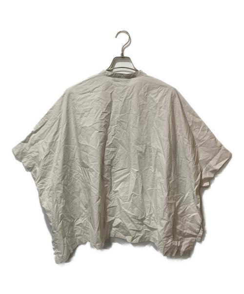 mizuiro-ind（ミズイロインド）mizuiro-ind (ミズイロインド) バンドカラーシャツ ベージュ サイズ:記載なしの古着・服飾アイテム