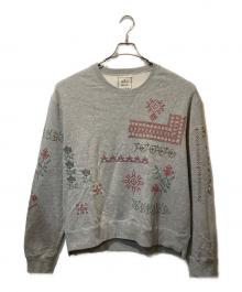 Maison MIHARA YASUHIRO（メゾン ミハラ ヤスヒロ）の古着「刺繍スウェット」｜グレー