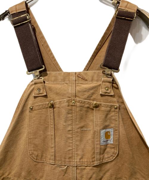 CarHartt（カーハート）CarHartt (カーハート) ダック地オーバーオール ブラウン サイズ:W42の古着・服飾アイテム