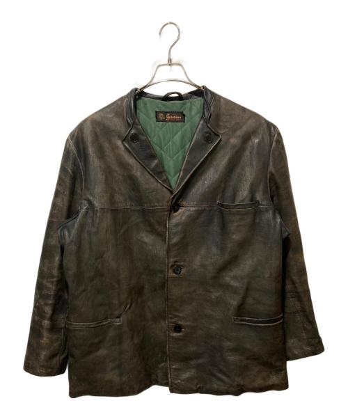 AKTA GETSKINN（アクタ ゲスキン）AKTA getskinn (アクタ ゲスキン) カーコートレザージャケット ブラック サイズ:56の古着・服飾アイテム